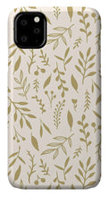 Load image into Gallery viewer, Gold Falling Leaves Pattern - Phone Case