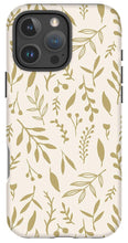 Load image into Gallery viewer, Gold Falling Leaves Pattern - Phone Case