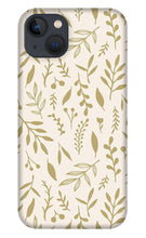 Load image into Gallery viewer, Gold Falling Leaves Pattern - Phone Case