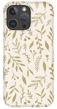 Load image into Gallery viewer, Gold Falling Leaves Pattern - Phone Case