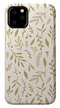 Load image into Gallery viewer, Gold Falling Leaves Pattern - Phone Case