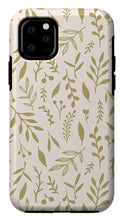 Load image into Gallery viewer, Gold Falling Leaves Pattern - Phone Case