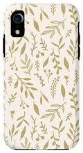 Load image into Gallery viewer, Gold Falling Leaves Pattern - Phone Case
