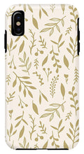 Load image into Gallery viewer, Gold Falling Leaves Pattern - Phone Case