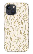 Load image into Gallery viewer, Gold Falling Leaves Pattern - Phone Case
