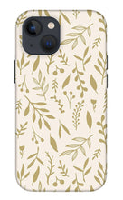 Load image into Gallery viewer, Gold Falling Leaves Pattern - Phone Case