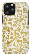 Load image into Gallery viewer, Gold Ink Floral Pattern - Phone Case