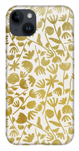 Load image into Gallery viewer, Gold Ink Floral Pattern - Phone Case