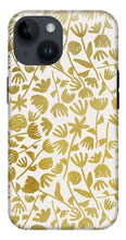 Load image into Gallery viewer, Gold Ink Floral Pattern - Phone Case
