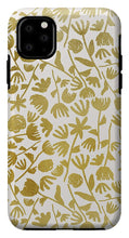 Load image into Gallery viewer, Gold Ink Floral Pattern - Phone Case