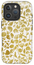 Load image into Gallery viewer, Gold Ink Floral Pattern - Phone Case