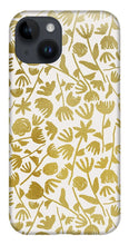 Load image into Gallery viewer, Gold Ink Floral Pattern - Phone Case
