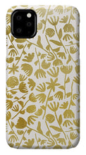 Load image into Gallery viewer, Gold Ink Floral Pattern - Phone Case
