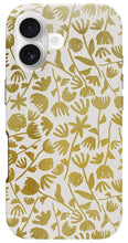 Load image into Gallery viewer, Gold Ink Floral Pattern - Phone Case