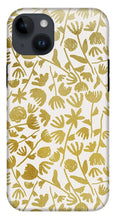 Load image into Gallery viewer, Gold Ink Floral Pattern - Phone Case