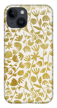 Load image into Gallery viewer, Gold Ink Floral Pattern - Phone Case