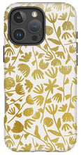 Load image into Gallery viewer, Gold Ink Floral Pattern - Phone Case