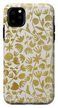 Load image into Gallery viewer, Gold Ink Floral Pattern - Phone Case