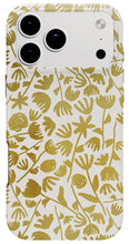 Load image into Gallery viewer, Gold Ink Floral Pattern - Phone Case
