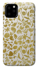 Load image into Gallery viewer, Gold Ink Floral Pattern - Phone Case
