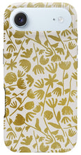Load image into Gallery viewer, Gold Ink Floral Pattern - Phone Case