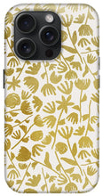 Load image into Gallery viewer, Gold Ink Floral Pattern - Phone Case