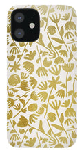 Load image into Gallery viewer, Gold Ink Floral Pattern - Phone Case