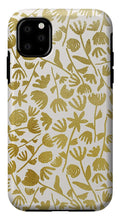 Load image into Gallery viewer, Gold Ink Floral Pattern - Phone Case
