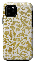 Load image into Gallery viewer, Gold Ink Floral Pattern - Phone Case