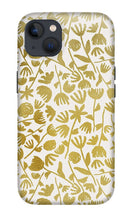 Load image into Gallery viewer, Gold Ink Floral Pattern - Phone Case