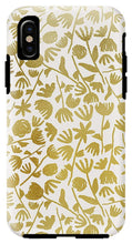 Load image into Gallery viewer, Gold Ink Floral Pattern - Phone Case