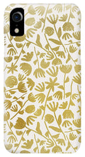 Load image into Gallery viewer, Gold Ink Floral Pattern - Phone Case