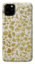 Load image into Gallery viewer, Gold Ink Floral Pattern - Phone Case