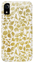 Load image into Gallery viewer, Gold Ink Floral Pattern - Phone Case