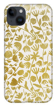 Load image into Gallery viewer, Gold Ink Floral Pattern - Phone Case