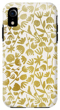 Load image into Gallery viewer, Gold Ink Floral Pattern - Phone Case