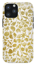 Load image into Gallery viewer, Gold Ink Floral Pattern - Phone Case