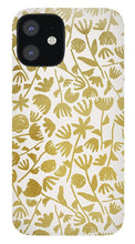 Load image into Gallery viewer, Gold Ink Floral Pattern - Phone Case