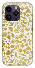Load image into Gallery viewer, Gold Ink Floral Pattern - Phone Case