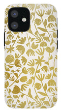 Load image into Gallery viewer, Gold Ink Floral Pattern - Phone Case