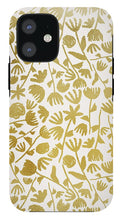 Load image into Gallery viewer, Gold Ink Floral Pattern - Phone Case