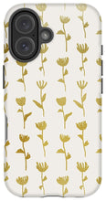 Load image into Gallery viewer, Gold Ink Flower Pattern - Phone Case