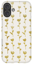 Load image into Gallery viewer, Gold Ink Flower Pattern - Phone Case