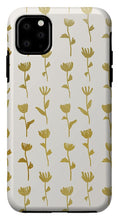 Load image into Gallery viewer, Gold Ink Flower Pattern - Phone Case