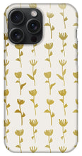 Load image into Gallery viewer, Gold Ink Flower Pattern - Phone Case