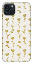 Load image into Gallery viewer, Gold Ink Flower Pattern - Phone Case