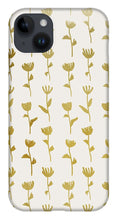 Load image into Gallery viewer, Gold Ink Flower Pattern - Phone Case