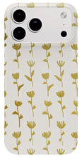 Load image into Gallery viewer, Gold Ink Flower Pattern - Phone Case