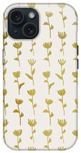 Load image into Gallery viewer, Gold Ink Flower Pattern - Phone Case