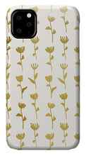 Load image into Gallery viewer, Gold Ink Flower Pattern - Phone Case